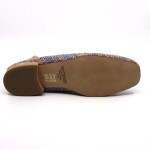 Softwaves ballerine blauw gevlochten 9.15.01